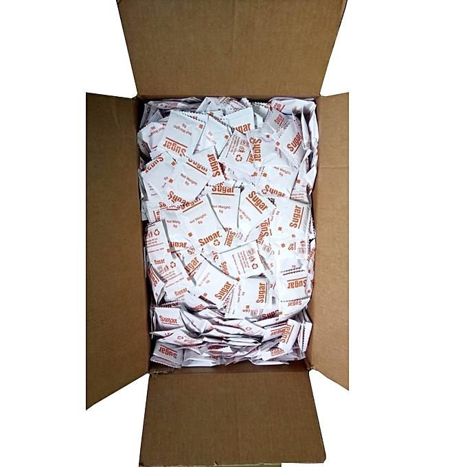 Sachets Sugar 1000 Pieces(6 grams each) carton Kakis Company