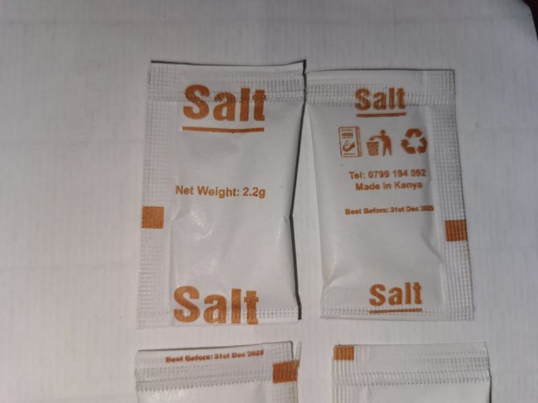Sachets Salt 1000 Pieces(2.2 grams each) carton Kakis Company
